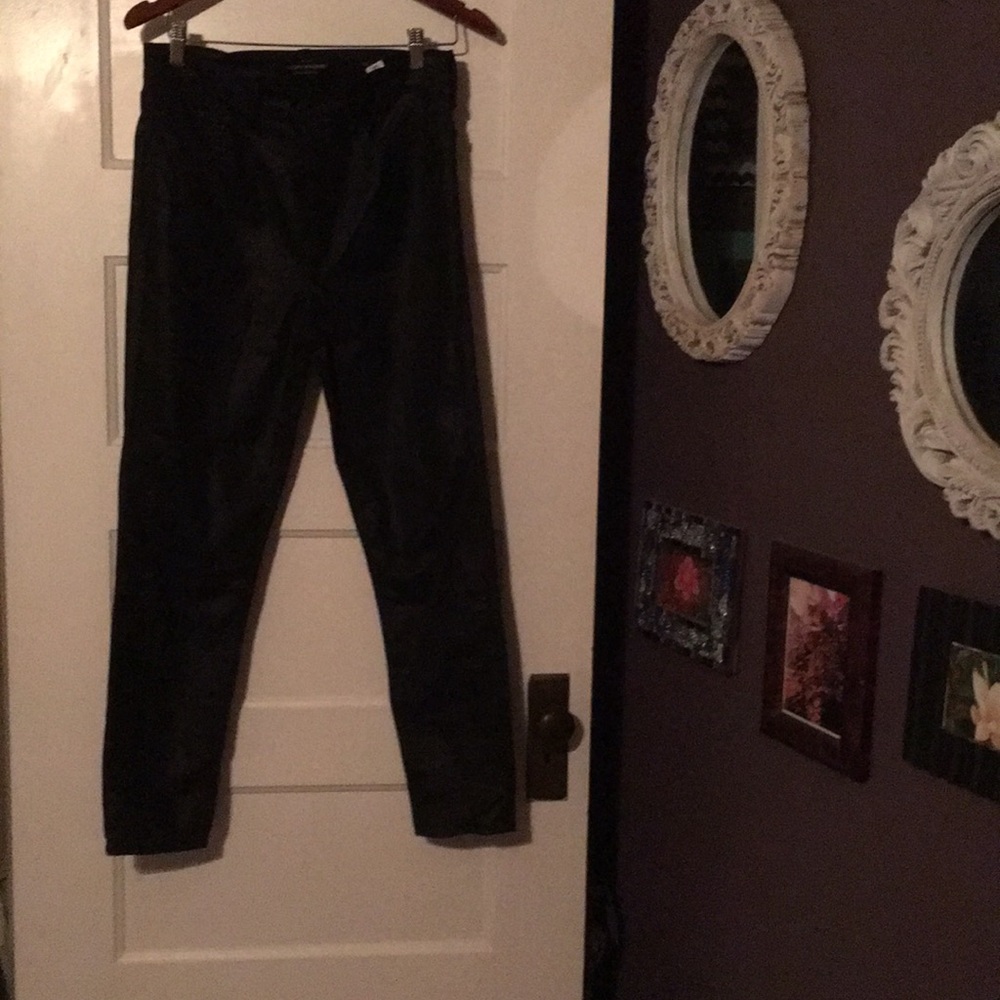 Lucky shinny black jeans size 30 NWOT